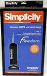 Simplicity Type F HEPA Vacuum Clean