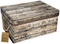 Livememory Decorative Storage Box with Lids, Fabric Storage Box with Lid and Handles for Decorative & Storage, L15.7 x W11.8 x H7.9 Inches (Not Made of Wood)