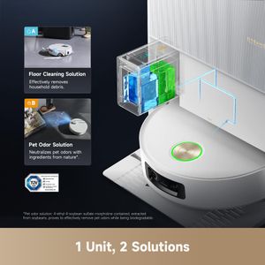 Dreame Aqua10 Ultra Robot Vacuum – White, Smart Floor Cleaner