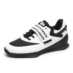 Bodybuilding Shoes Weight Lifting Shoes Powerlifting & Squat Shoes, 92 Monochrome, 10 UK