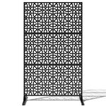 Veradek Outdoor Privacy Screen Series - Parilla Privacy Screen Set w/Stand (65% Privacy) | Made from Durable Materials; Easy Set-Up | Modern Décor for Patio Privacy, Room Divider, Fences