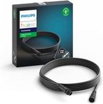 Philips Hue Low Voltage Extension Cable, 5 Meters, Plastic, 1 W, Black, 500 x 1.3 x 1.3 cm