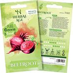 HERBAL AGE Grow Your Own Kits, Beetroot Vegetable Seeds for Planting UK, 200 Plants Heirloom Seed Box, Plant Seeds Indoor & Outdoor UK, Garden Gifts for Women, Man, Kids, Salad and Vegs Lovers