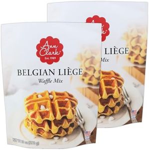 Ann Clark Belgian Liège Sugar Waffle Mix with Authentic Pearl Sugar, 21 oz. (2 Pack)