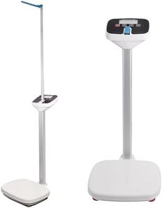 Digital Medical Scale,Professional Height and Weight Physicians Scale for Hospital, School, Beauty Salon.Measuring Range: 0.44 lbs - 440 lbs,2.3 ft - 5.8 ft.