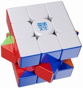 Bukefuno MoYu WeiLong WRM V10 MagLev 20 Ball-Core UV 3x3 Version Magnetic Speed Cube WeiLong 20 Ball-Core UV Stickerless Magic Puzzle 3x3x3 Cube Toys（WeiLong V10 20 Ball-Core UV Coated Version） Cubes