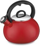 CUISINART CTK-EOS17R Aura Enamel-on-Steel Stovetop Teakettle, Red, 2-Quart