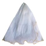 CRM TRADERS Nylon Fish Storage Foldable Net Bag for Fishing with Solid Rope - White (2.7 Feet)