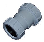 Compression 50mm x 40mm Waste Pipe Reducing Coupling