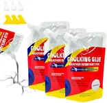 Caulking Glue for Concrete, 3ps Slab Concrete Crack Waterproof Repair Sealant, Concrete Slab Repair, Caulking Glue Weather Resistant Type, Quick-Drying Concrete Sealant on Walkways and Patios