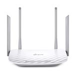 TP-Link AC1200 WiFi Router (Archer C50) - Dual Band Wireless Internet Router, 4 x 10/100 Mbps Fast Ethernet Ports, Supports Guest WiFi, Access Point Mode, IPv6 and Parental Controls