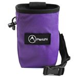 Psychi OG Chalk Bag with Storage Pocket and Waist Starp For Rock Climbing Bouldering (Purple)