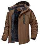 TACVASEN Men Jacket Winter Jacket Waterproof Jacket Windbreaker Jacket Skiing Hiking SoftShell Jacket Coat for Men