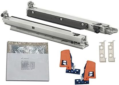 Blum Movento Blumotion S 760H Drawer Runners 400 mm Floor Mounting Full Extension 40 kg 1 Pair Including Coupling and Mounting Accessories Set