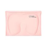 KOALA BABYCARE Breastfeeding Plagiocephaly Baby Pillow in Memory Foam to Help Prevent and Treat Plagiocephaly (Flat Head Syndrome) Pillow with Exchangeable Pillowcases (with 2 Spare) - Pink