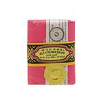 BEE & FLOWER Soap Rose Bar Soaps for Men and Women, Face and Body 2.85 oz (Pack of 12)