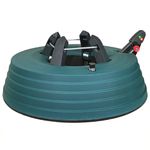 Leejec Christmas Tree Stand with Water Reservoir, Fast Clamped 6 Ft Real Tree with 5.1" Diameter, Water Level Indicator Equipped, No Assembly Required