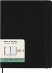 Moleskine 2023-2024 Weekly Planner, 18M, Extra Large, Black, Hard Cover (7.5 x 10)