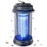 TMACTIME Fly Killer 4500v 20w UV Light High-powered Fly Zapper with Metal Housing,Waterproof Fly Trap Mosquito Killer Lamp Fly Zapper for Kitchen,Garden,Indoor and Outdoor