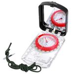 Compass Survival, Sportneer Compass for Navigation Orienteering Compass with Mirror Adjustable Declination Lensatic Military Compass Sighting Compass Boy Scout Compass for Kids Hiking Camping Hunting