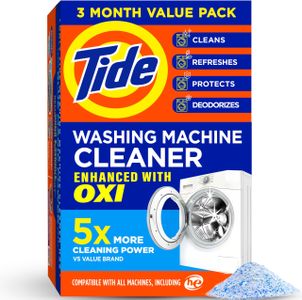 Tide Washing Machine Cleaner – Deep Clean Tablets, 5-Pack