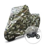 Neodrift 'JungleMax' Bike Cover for Kawasaki Vulcan (All-Weather Motorcycle Protection, Water & UV Resistant, Dustproof, Windproof).