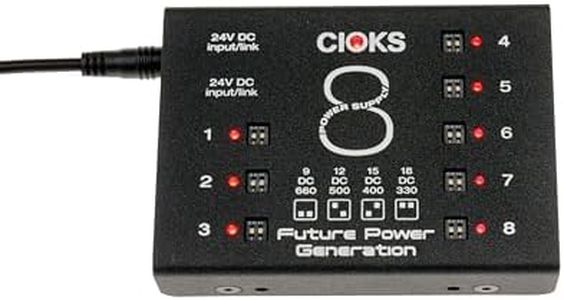 CIOKS CIOKS 8 8-output Isolated Guitar Pedal Power Supply Expander Kit