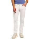 Lee Men's Hatch Jeans, White, 32 W/32 L