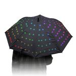 The Glow Company Light Up Starry Multi Coloured Umbrella