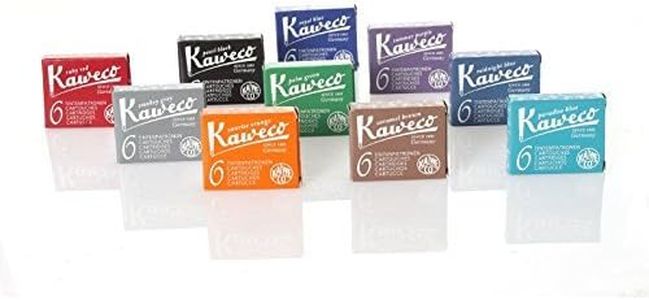 Kaweco Fountain Pen Ink Cartridges short 10 colors 10 x 6 pieces