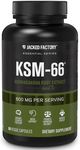 Ashwagandha Root Extract (KSM-66 Ashwagandha) w/ 5% Withanolides - Supplement for Natural Stress Relief, Cognitive Function, Vitality, and Mood Support - 60 Veggie Capsules