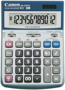 Canon HS1200TS 12 Digit Dual Power Tax & Business Function Calculator