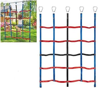 MONT PLEASANT Climbing Net for Kids Outdoor, Climbing Cargo Net, Playground Accessories, Ninja Net Climbing Swingset for Jungle Gyms Playground Obstacle Course Training for Outdoor Treehouse