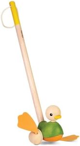 PlanToys Wooden Push-Along Duck (5626)