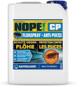 NOPE! CP Spray Anti-Puces 5L – Intérieur & Extérieur – Inodore, à Base d’Eau – Élimine Les Puces à Tous Les Stades du Cycle de Vie