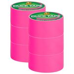 Duck Brand Duck Color Duct Tape, 1.88 Inches x 15 Yards, 6-Roll, Neon Pink (1265016_C)