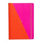 Yop & Tom Contrast Notebook (Red & Pink, Lined)