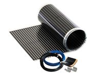 Calorique Infrared Heating Foil Underfloor Heating Kit 3,5 m², 100 cm 220 W/m² – Effective and Energy-Saving Heating for New Construction or Old-Building Renovation