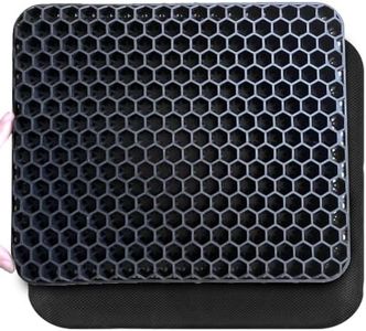 Gel Saet Cushion, Desk Chair Cushion, Small Chair Pads, Chair Pads, Seat Cushion for Chair, Chair Pillow, Tailbone Cushions for Pressure Relief (Mini-Black)