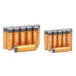 Amazon Basics 24-Count AA & AAA High-Performance Batteries Value Pack - Combo pack: 12 AA + 12 AAA