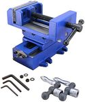 HFS(R) Compound Cross Slide Industrial Strength Benchtop & Drill Press Vise (6IN)