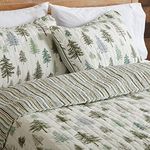 Great Bay Home 3-Piece Reversible Forest Cabin Bedspread Queen Quilt. All-Season, Comfortable, Soft Quilt Set - Truckee