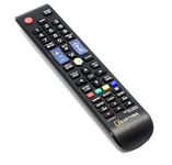 Universal Remote Control For Smart Tv, Universal Samsung Tv Remote With Netflix, Prime Video, Rakuten Tv Buttons For All Samsung Tv Led Qled Suhd Uhd Hdr Lcd Frame Curved Solar Hdtv 3D 4K 8K Smart TVs