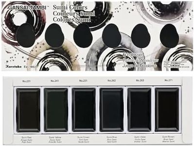 Kuretake Gansai Tambi Watercolor set (Sumi colours)