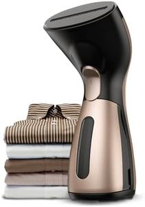 PLUTONYC Steamer for Clothes, Portable Clothes Steamer for Travel, No Water Spitting, 25s Heat Up, 120V Clothes Steamer Handheld for Multiple Fabrics, Mini Garment Steamer with Pump System