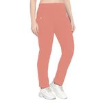 Fashiol Women's Warm Stylish Jegging Track Pant Regular Fit Inside Fleece Trouser Soft Pajama Winter Wear Wear Bottom (Peach, 6XL)