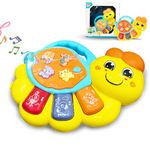 Wembley Caterpillar Piano Toys for Kids with Flashing Light Sound Effects of Animal & Music Early Development Interactive Learning Musical Toys for Baby Boys & Girls Age 12 Months+