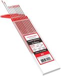 TIG Welding Tungsten Electrode 2% Thoriated 5pk 1/16" & 5pk 3/32" by 7" Assorted-size (Red, EWTh-2) YESWELDER