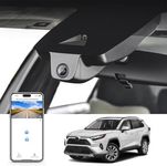 Mangoal 4K Dash Cam Custom for Toyota RAV4 & RAV4 Hybrid 2022 2023 2024 (Model B) with Vent Hole,LE Limited SE Adventure XLE Premium XSE,OEM Look, UHD 2160P Video, WiFi & App, 128GB Card