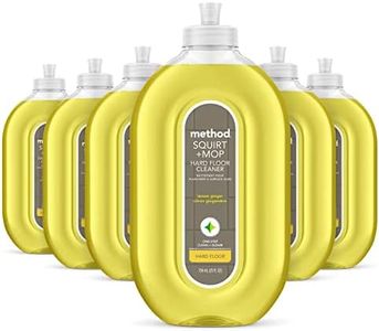 Method Squirt + Mop Hard Floor Cleaner, Lemon Ginger, 25 Fl Oz (Pack 6)